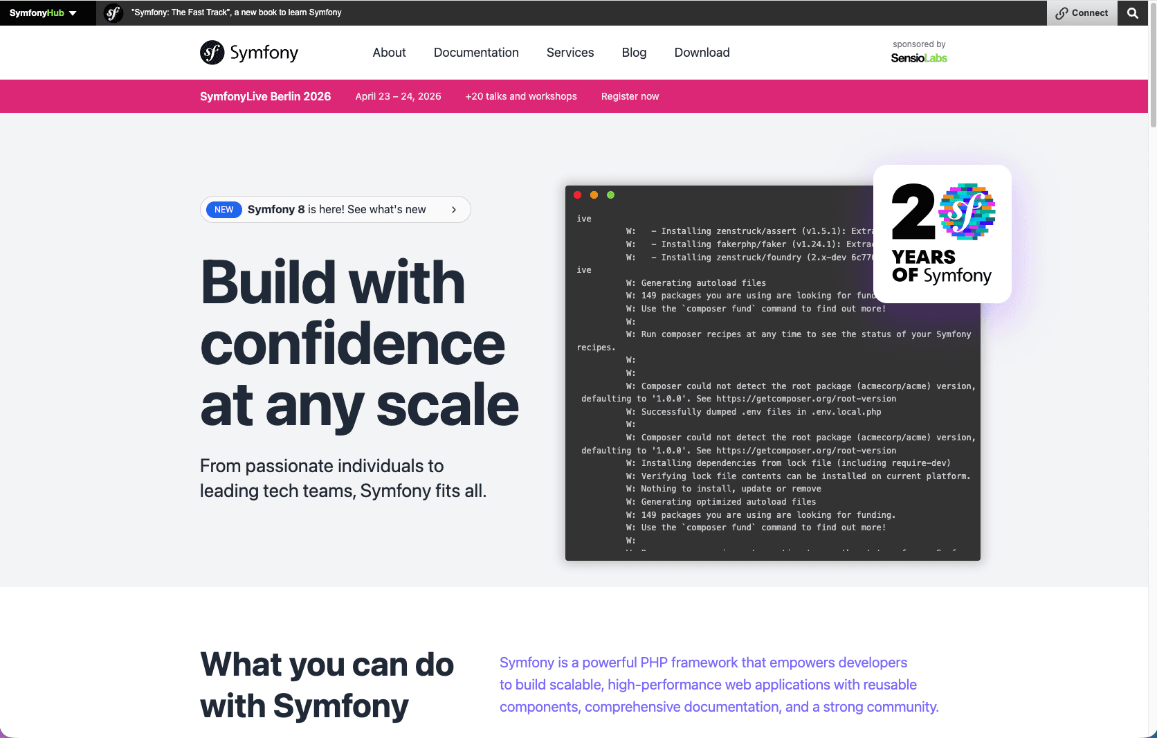 Développement d'applications PHP enterprise avec Symfony
