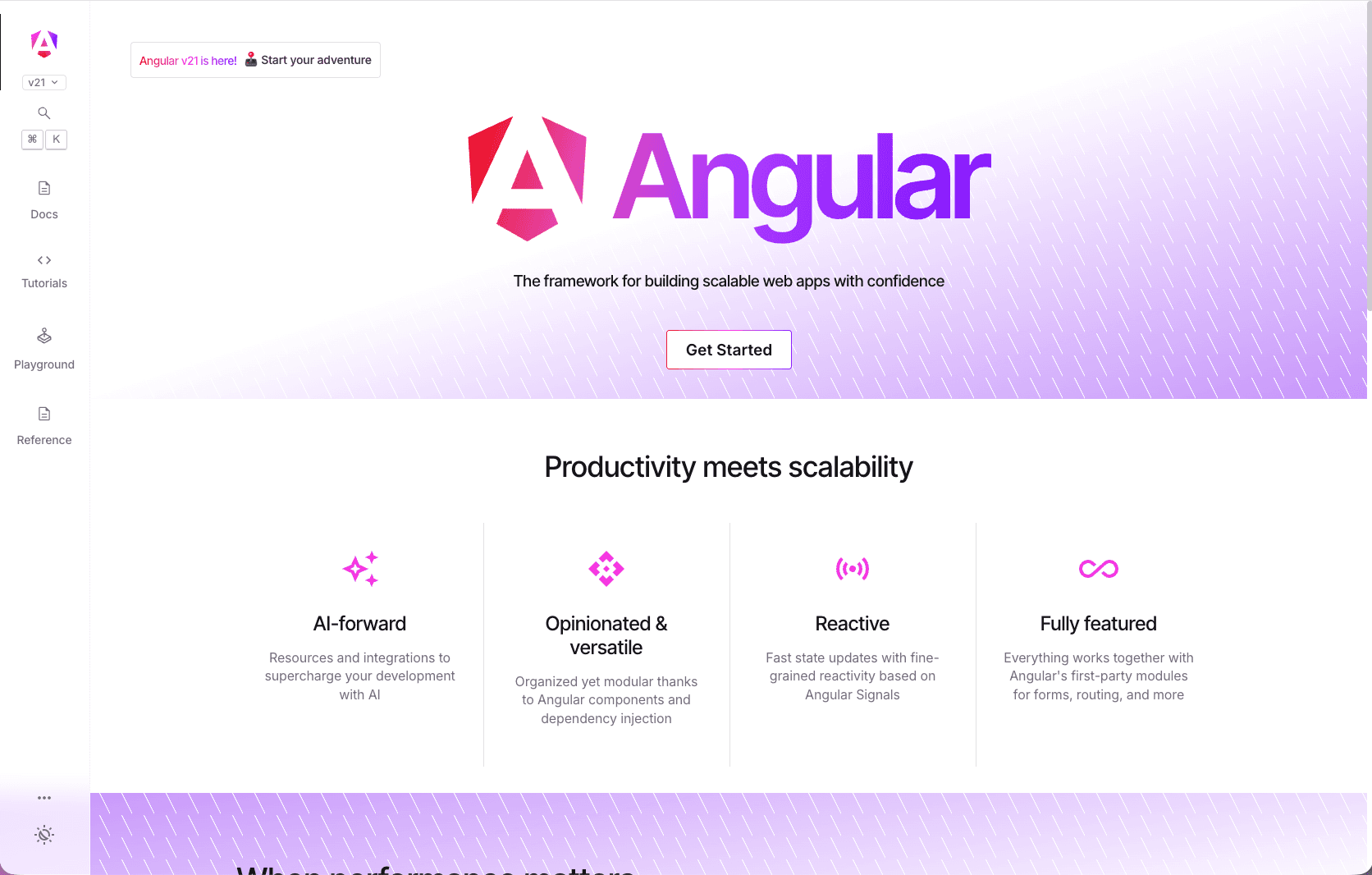 Développement d'applications Angular enterprise