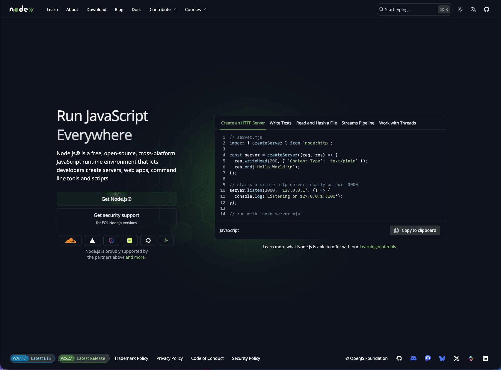 Développement backend Node.js avec Express et Fastify