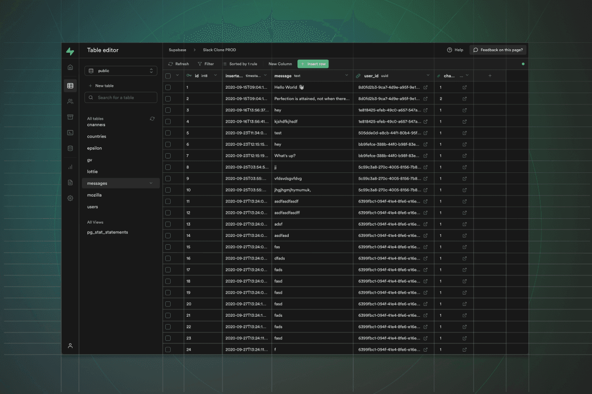 Supabase UI Builder