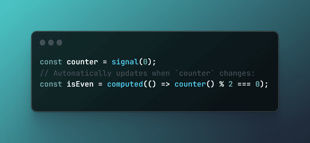 Counter avec signaux