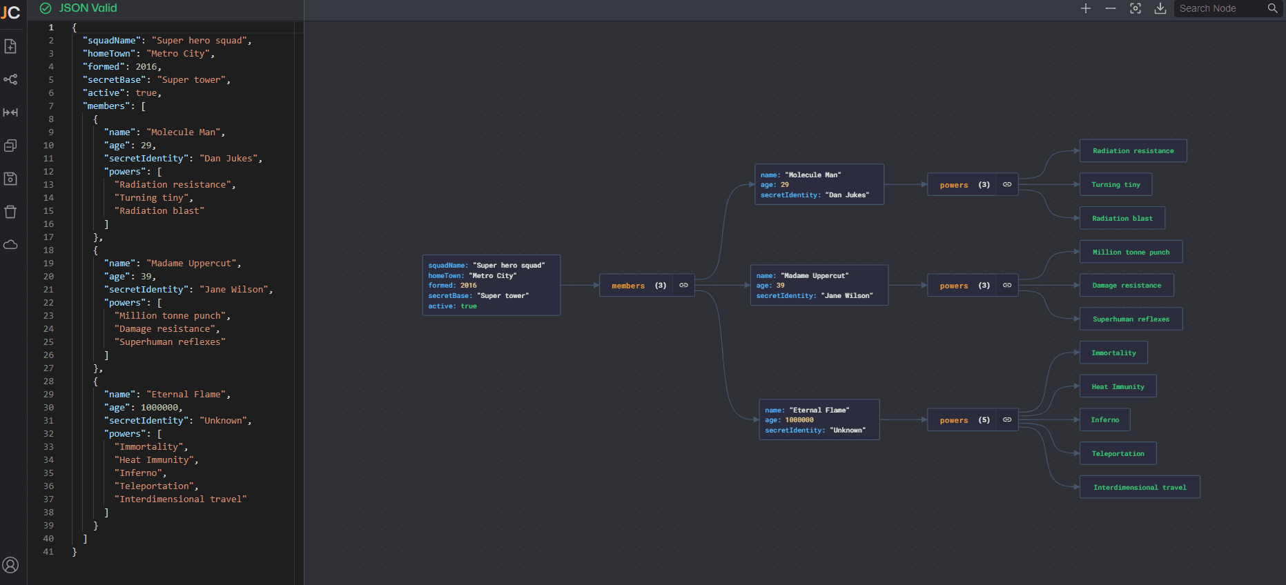 json valid